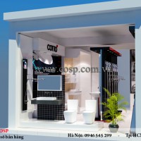 Thiết kế nội thất showroom thiết bị vệ sinh - Anh Long - Giải Phóng